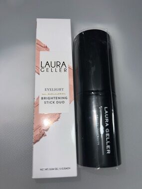 Laura Geller Illuminating Eyelight Brightening Stick Duo & Brush